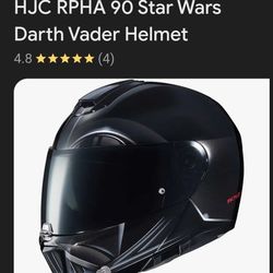 HJC Darth Vader Motorcycle Helmet