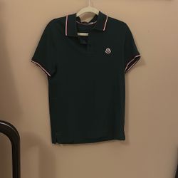 Moncler Tricolor Polo Shirt – Size Medium