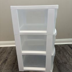 3 drawer plastic organizer