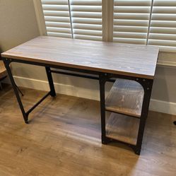 Desk With Shelves (New)