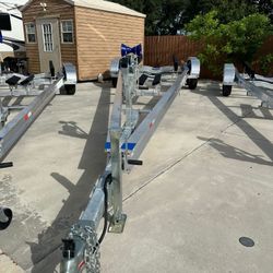 New 2025, 26 to 28ft 10,500 lb 3 axle  Aluminum Boat trailer
