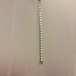 6MM Moissanite Bracelet VVS1 Extremely SHINY S925 Silver (PASSES DIAMOND TESTER)