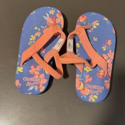 Size 7/8, Toddler Girls, Purple/pink Beach Sandals