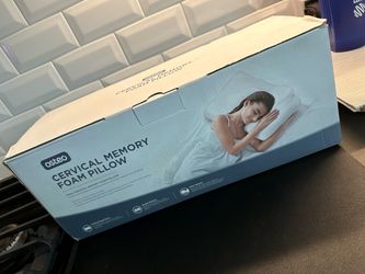 Osteo Cervical Memory Foam Pillow queen white