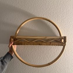 Rattan Bamboo Shelf