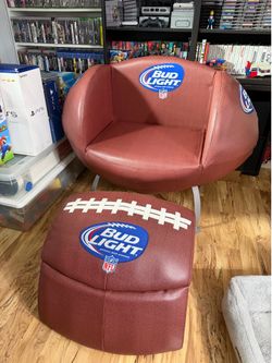NFL football chair/footrest/cooler