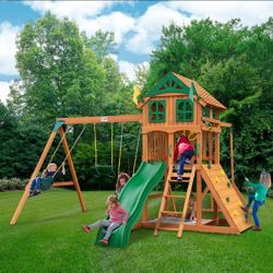 OUTING W/ MONKEY BARS SWING SET