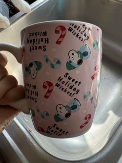 Snoopy Christmas mug
