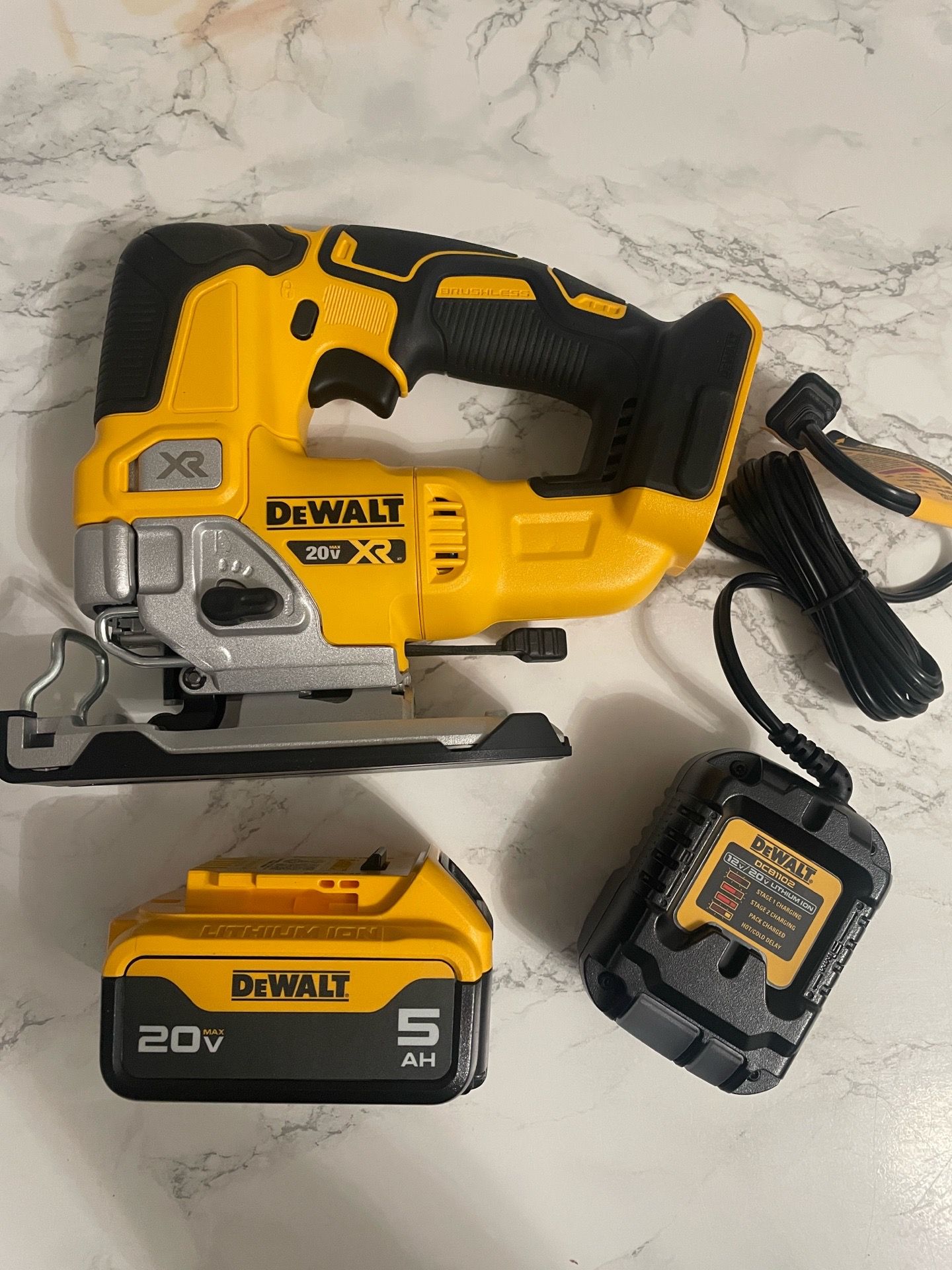 Dewalt 20volt max Xr Brushless Jigsaw combo,