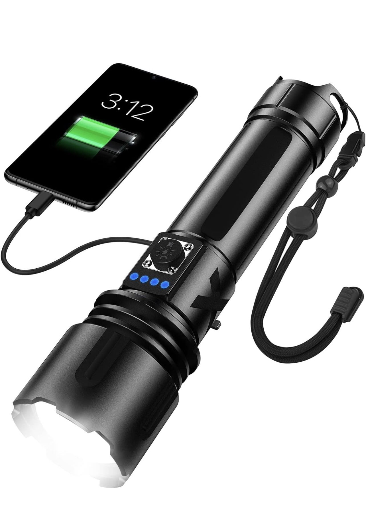 Flashlights High Lumens Rechargeableļ¼brand New