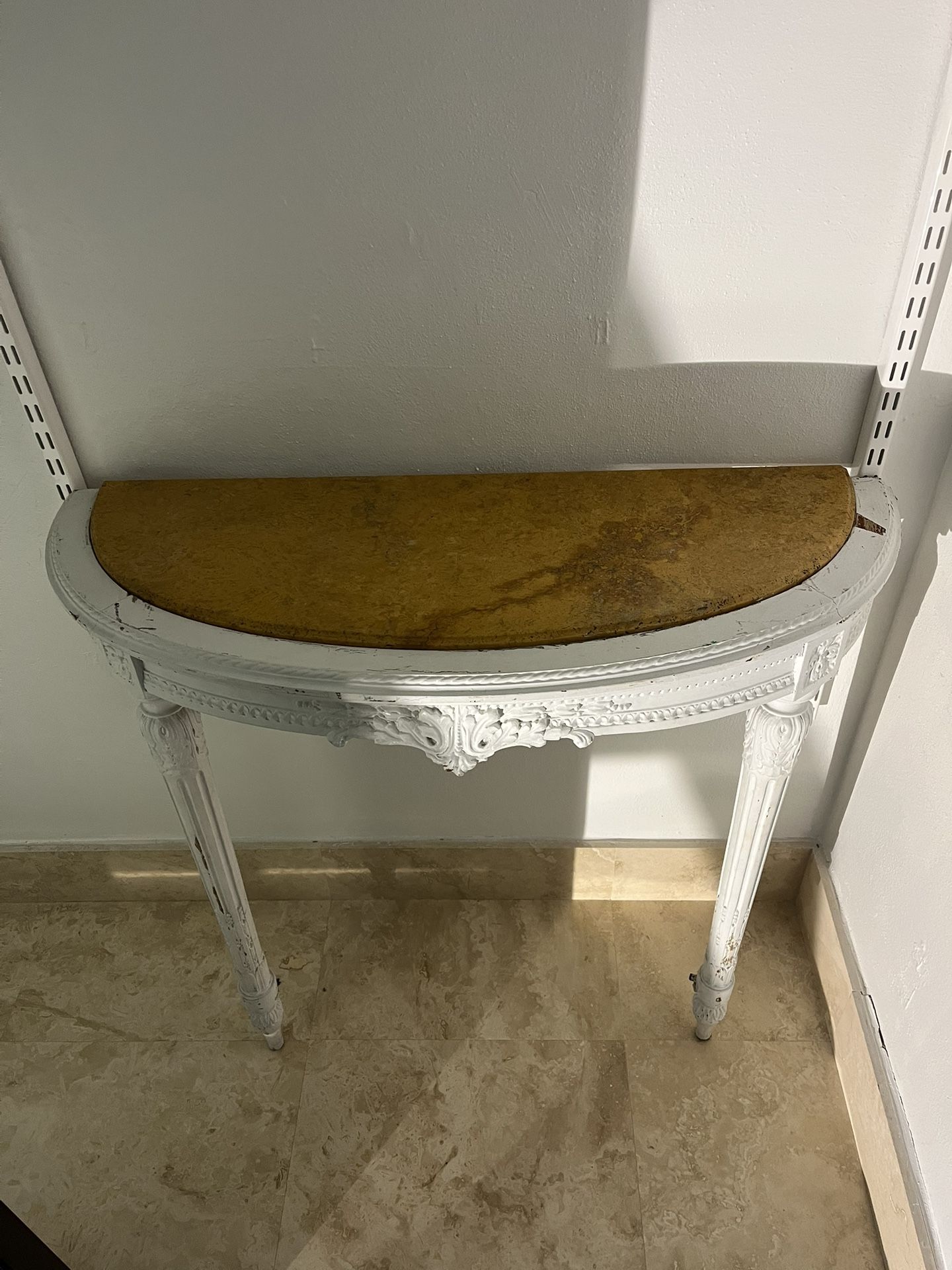 18th Century Marble Top Console