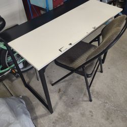 Desk and chair