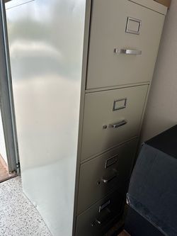 Two 3-Drawer File Cabinets - Excellent Condition