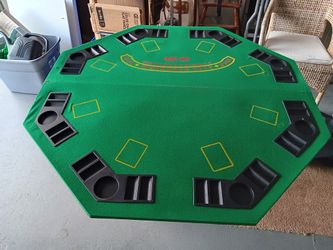 Deluxe Poker And Blackjack Table Top Cover With Portable Case