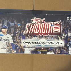 2025 Topps stadium club baseball sealed hobby box