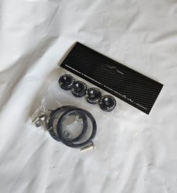 Brand New Universal Password JDM Black Aluminum Car Bumper Trunk Fender Hatch Lids Quick Release Fastener