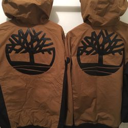 Timberland Waxed Leather Hooded Jacket ( Sold Individually) 