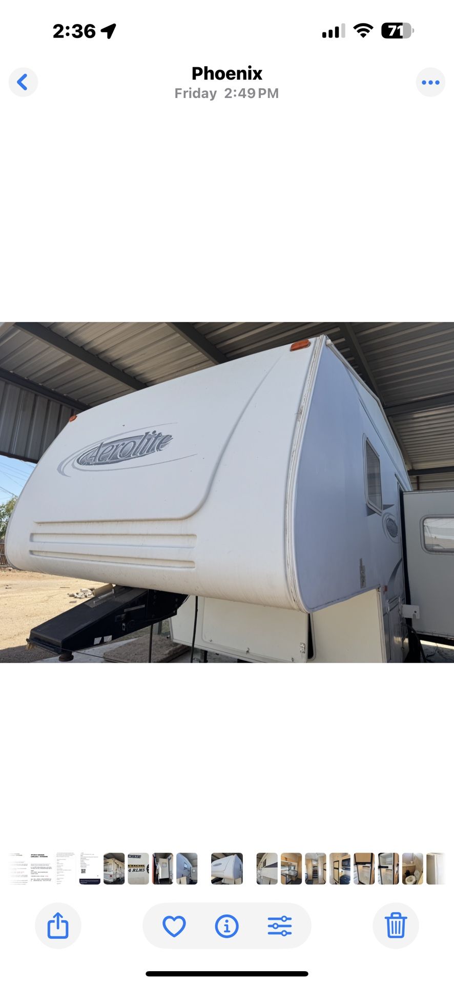 5th Wheel Travel Trailer 24 Ft