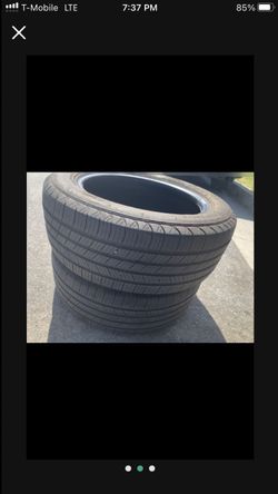 2 Only - 205/55r16 Michelin Defender Tires Good 80% Treads!!!!