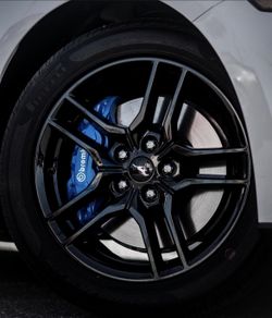 2021 Mustang GT tire and wheel