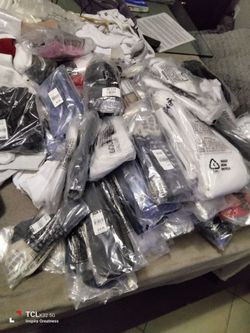 Eight hundred to one thousand pairs of brand new name brand socks
