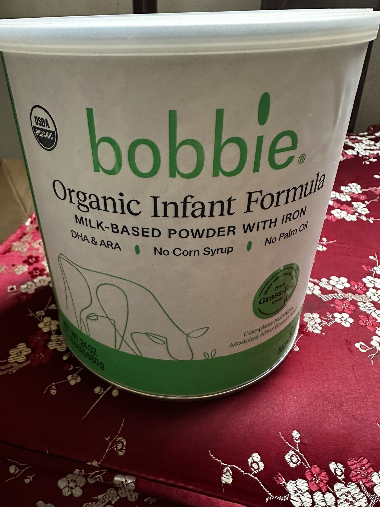 Bobbie Organic Infant Formula UNOPENED