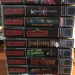 Super Nintendo Games For Sale OBO