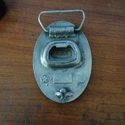 Coors 1970's  pewter Belt Buckle 
