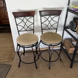 Counter high bar stools