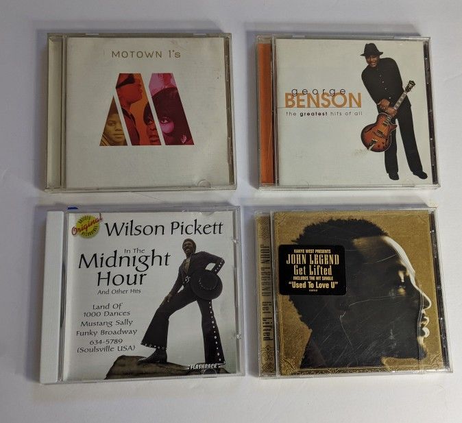 Group Lot Motown No 1s George Benson Wilson Pickett John Legend CD Albums