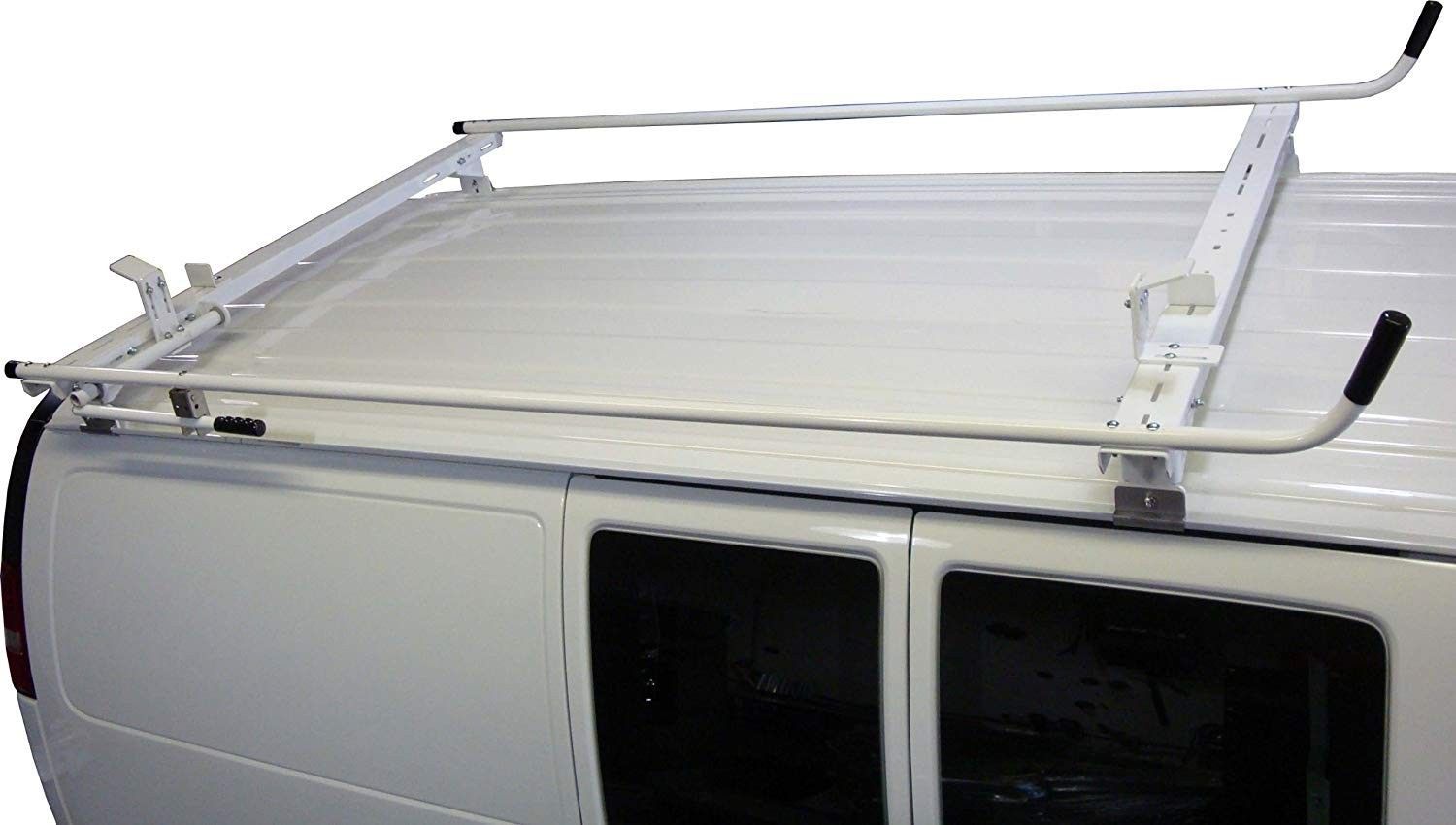 Aluminum Van Ladder Rack - Ford Econoline - Single Lock Down