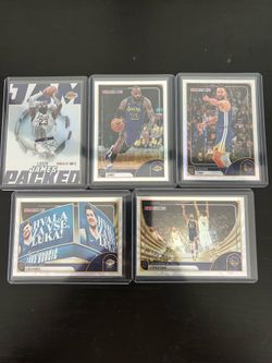 25-26 NBA Hoops 5 card lot
