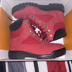 Size 8 red timberlands  Non Used