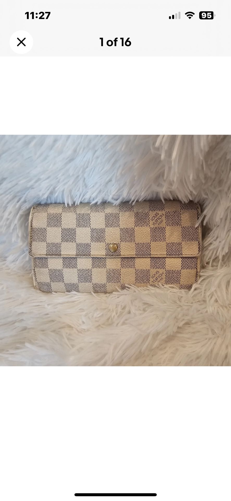 Checkered Wallet