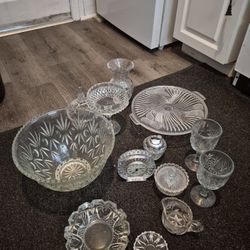 Assorted Decorative Crystal Pieces