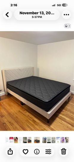 Platform Queen bed
