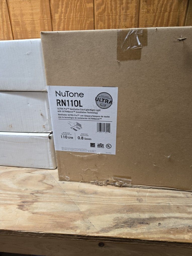 Nu Tone, RN 110L Ventilation Fan With Light