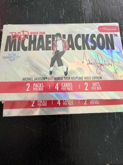 🔥 MICHAEL JACKSON BAD WORLD TOUR – KEEPSAKE HOLO BREAKER EDITION BOX – SEALED – $50! 🔥
