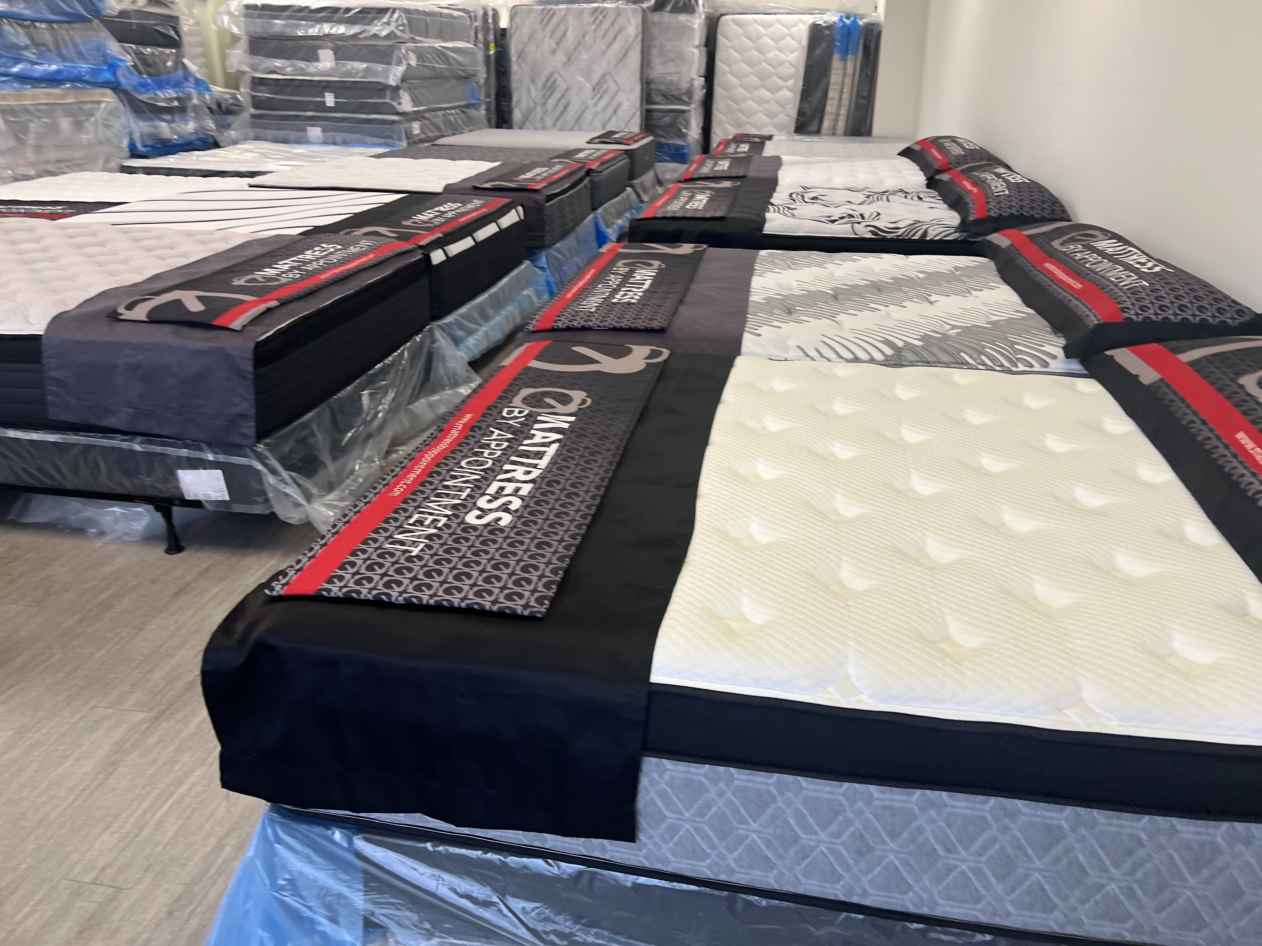 SALE! SALE! SALE! Factory Overstock Mattresses, Kings, Queens, Fulls and Twins… Must Sell Everything