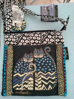 Laurel Burch Crossbody Tote New