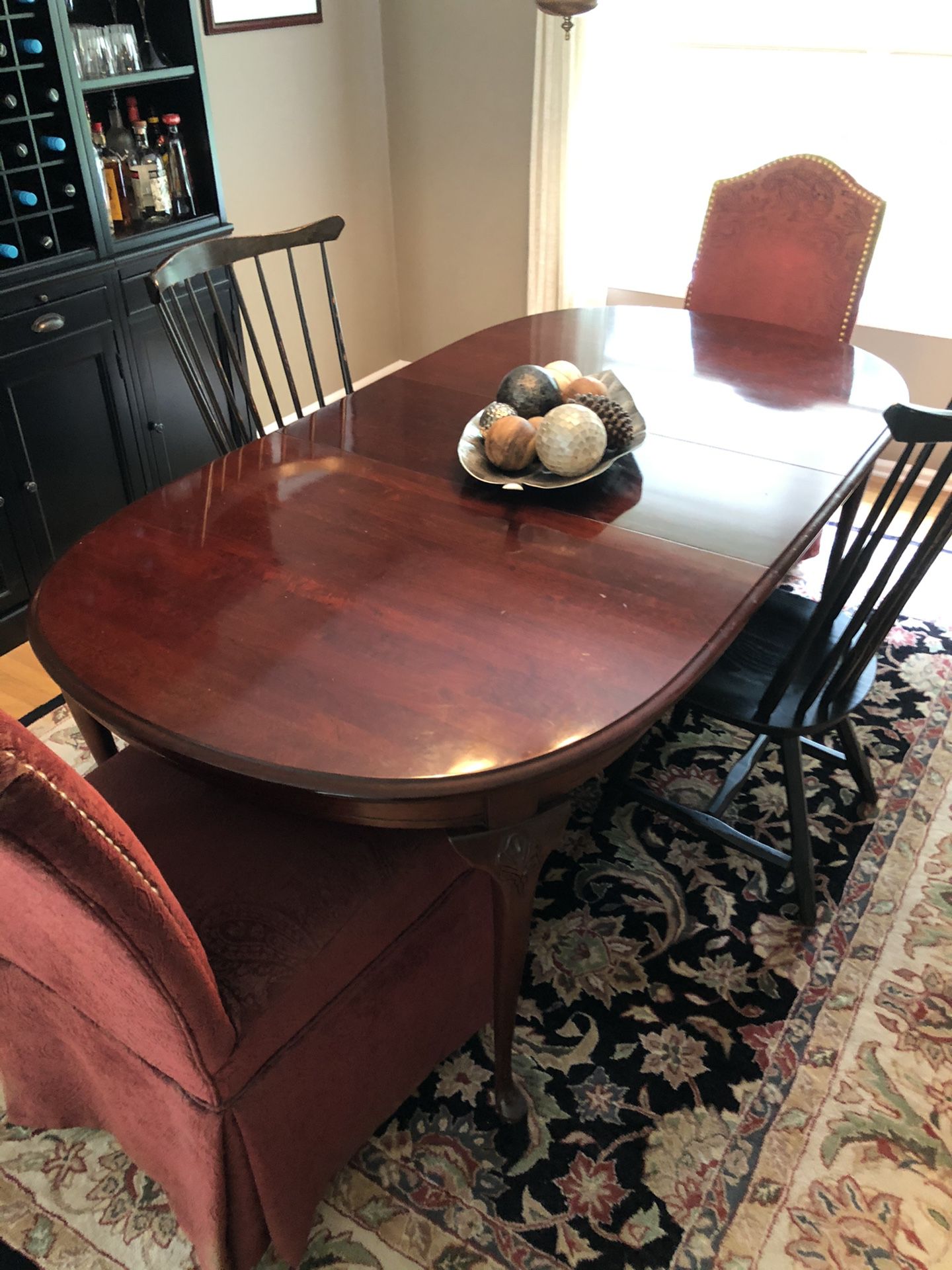Cherry Dining Room Table w Leaves
