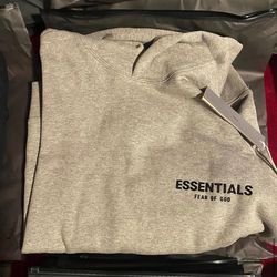 Dark oat essential hoodie
