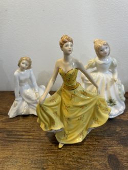 Royal Doulton Collectible Figurines (set Of Three)