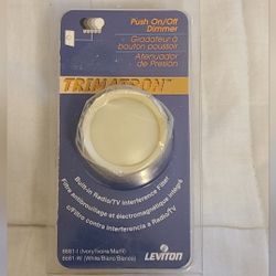 New old stock trimatron push on/ off dimmer . No 6681 , 600w-120vac 