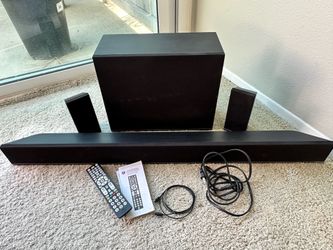 Vizio 5.1 Surround Sound System w/Subwoofer & Rear Speakers – Works Great
