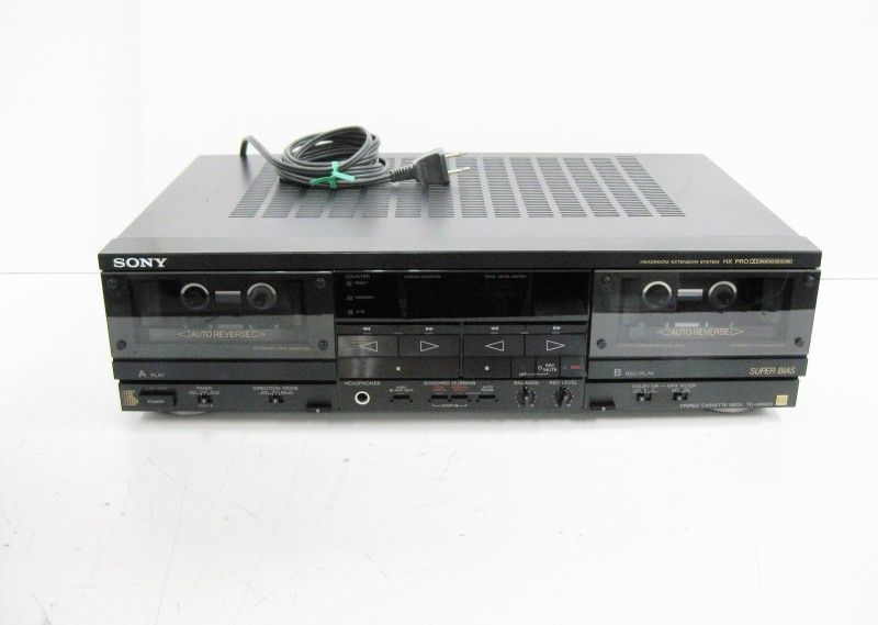 Sony TC-WR8ES Hi-End Double Cassette Tape Deck Recorder Player