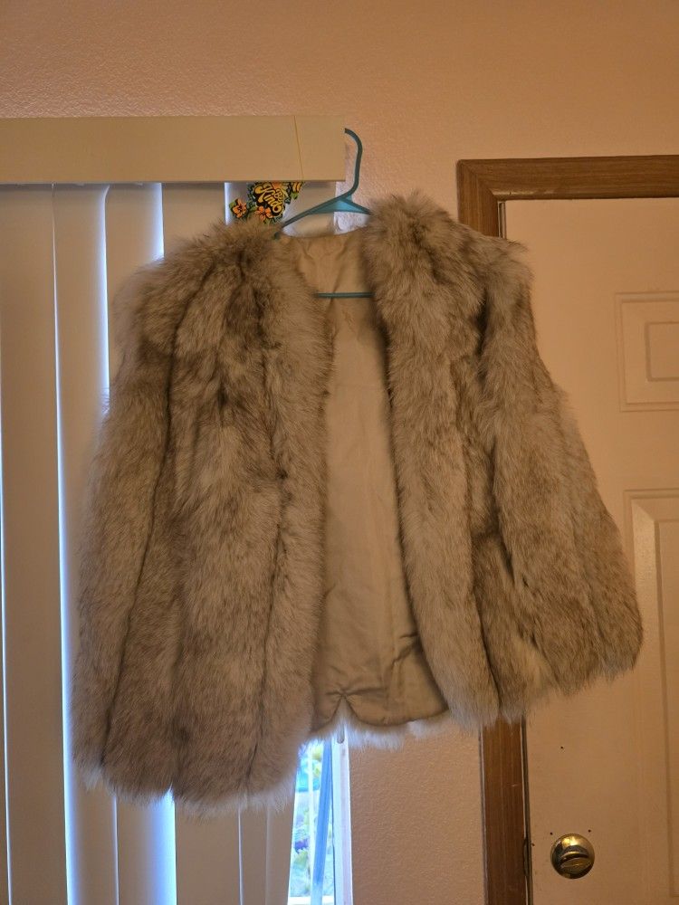Real Fox Fur Vest