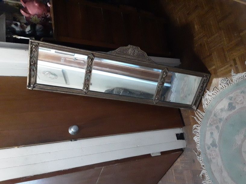 Antique 3 Panel Mirror