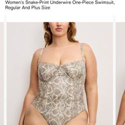 New Plus Size Good American Swimsuit 4x