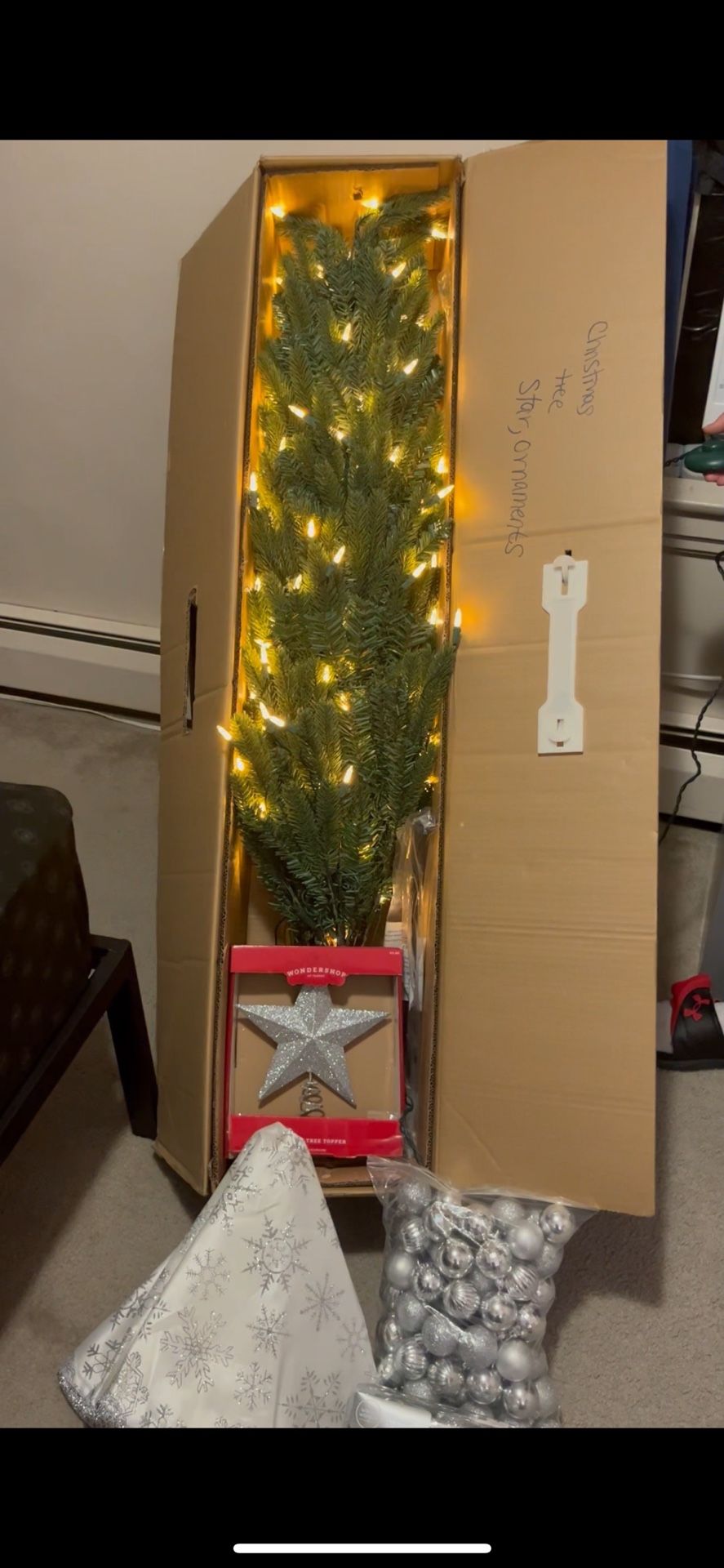 Sylvania 4.5' Color Changing LED Tree